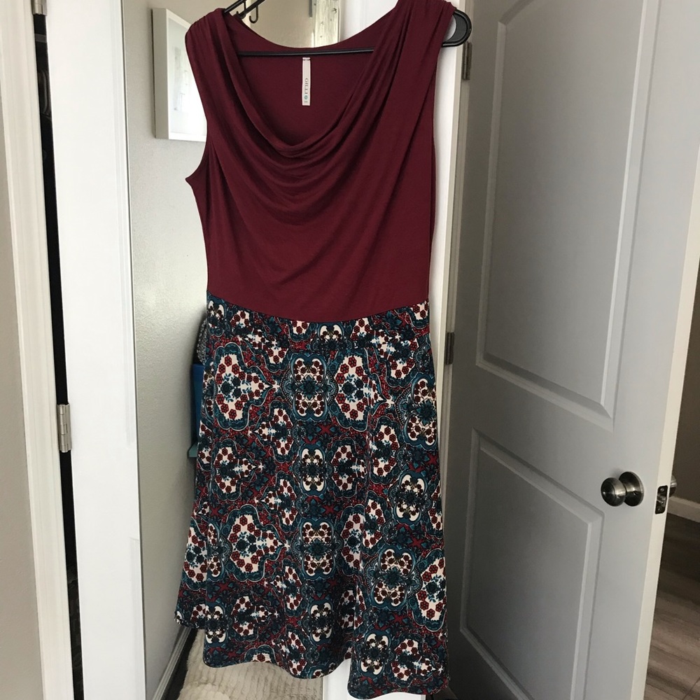 ModCloth cowl-neck dress. Size XL